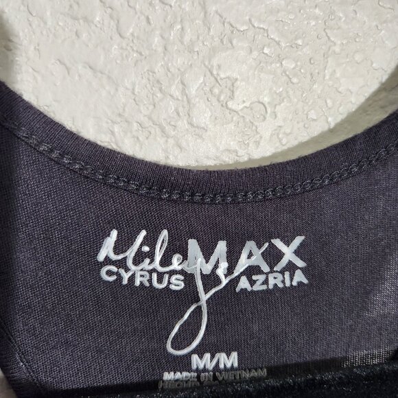 Miley Cyrus & Max Azria Tank Dress Womens Medium Sleeveless Tulle Ruffle Skirt B - Picture 3 of 9